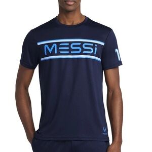 Messi Mens Short Sleeve Athletic Jersey Top, Size XL